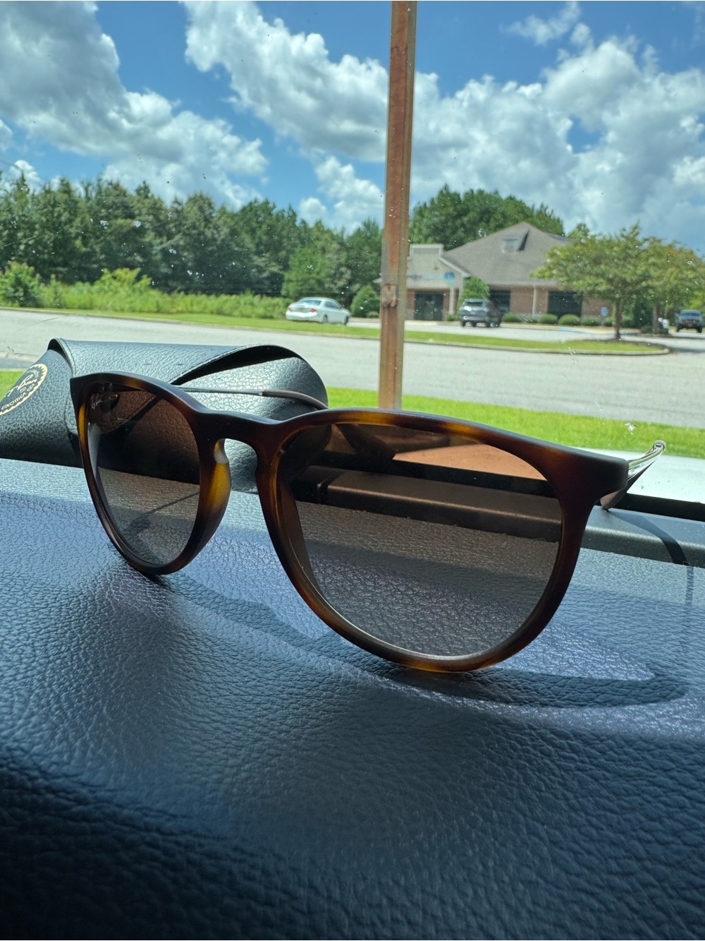 Ray-Ban RB4171 - Erika Tortoiseshell Frame Sunglasses with Brown Gradient Lenses